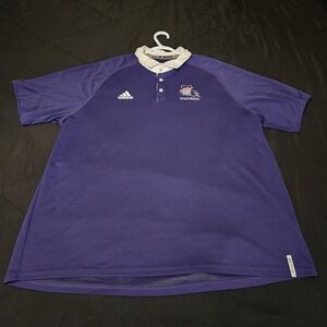 Northwestern State Demons Shirt Mens 2XL Purple NCAA Football Adidas Climachill